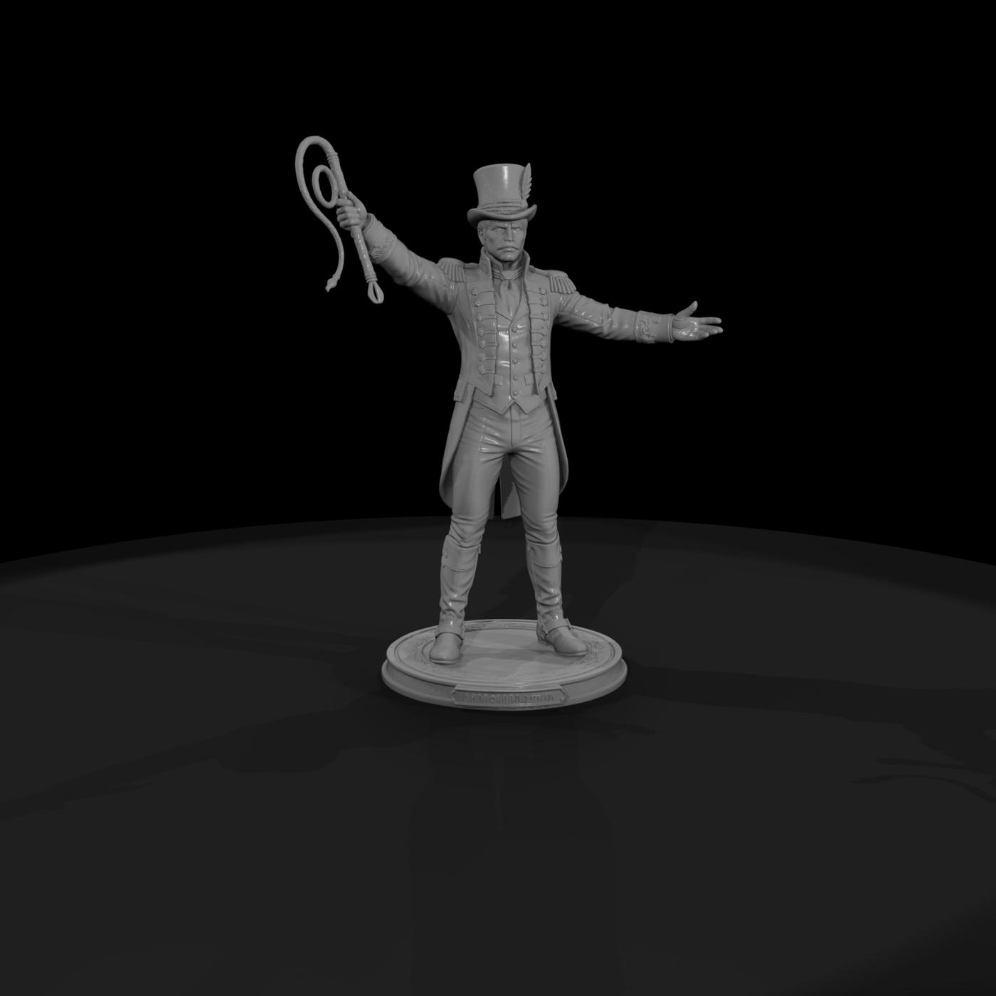 Circus Ringmaster with Whip