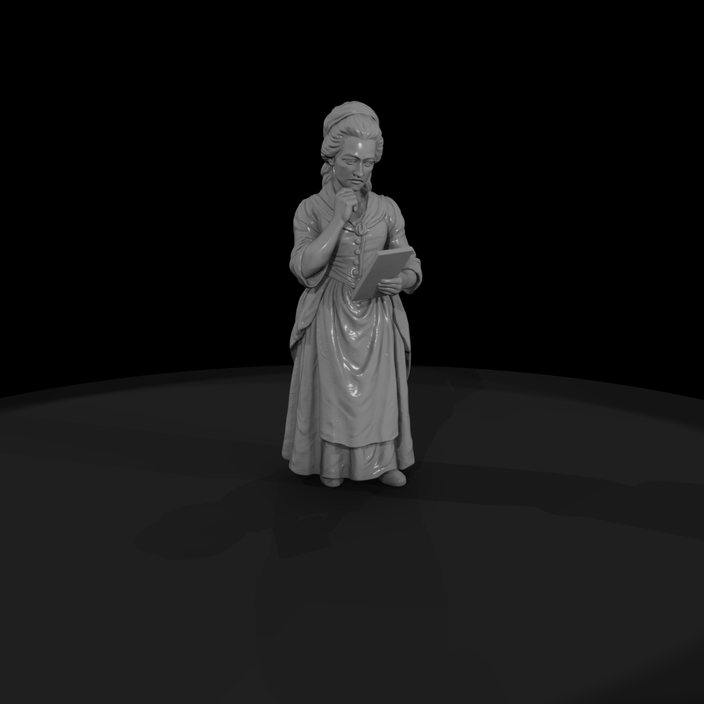 Hist 0199 Historical Olympe De Gouges Miniature Fi