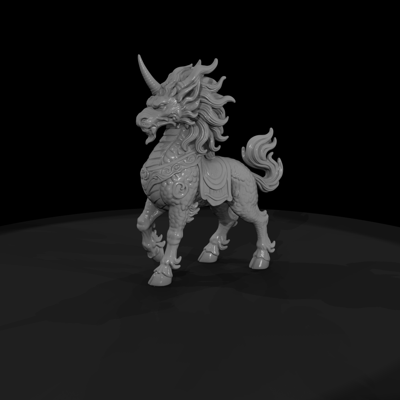 Myth 0469 Mythology Kirins Kirin Guardian Miniatur