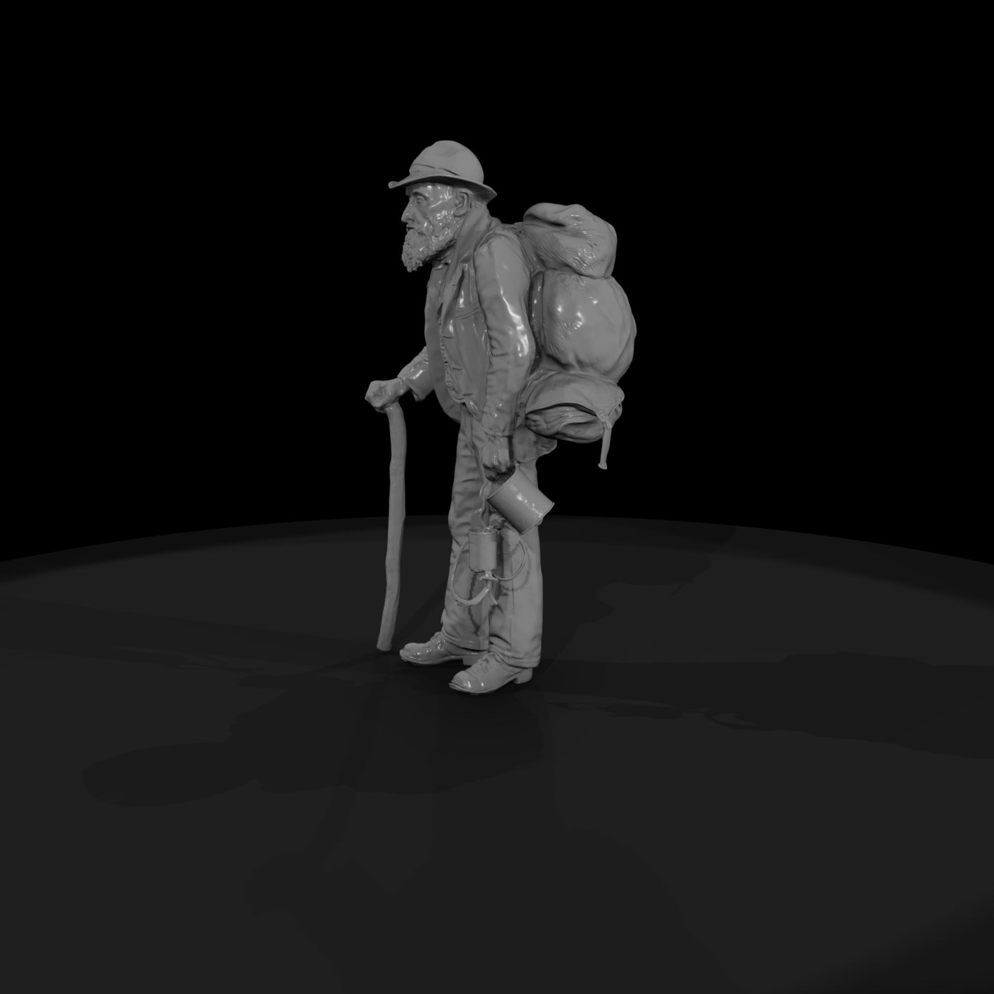 1920-40s-hobos-hobo-with-backpack-stl-model