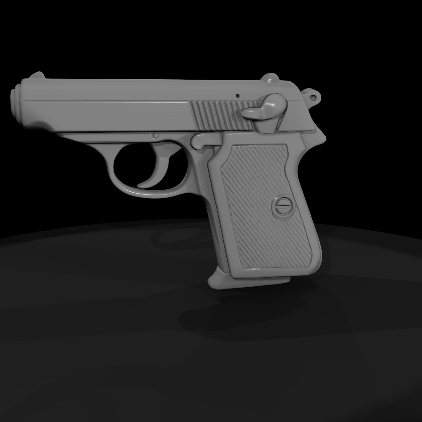 Compact Blowback Service Pistol