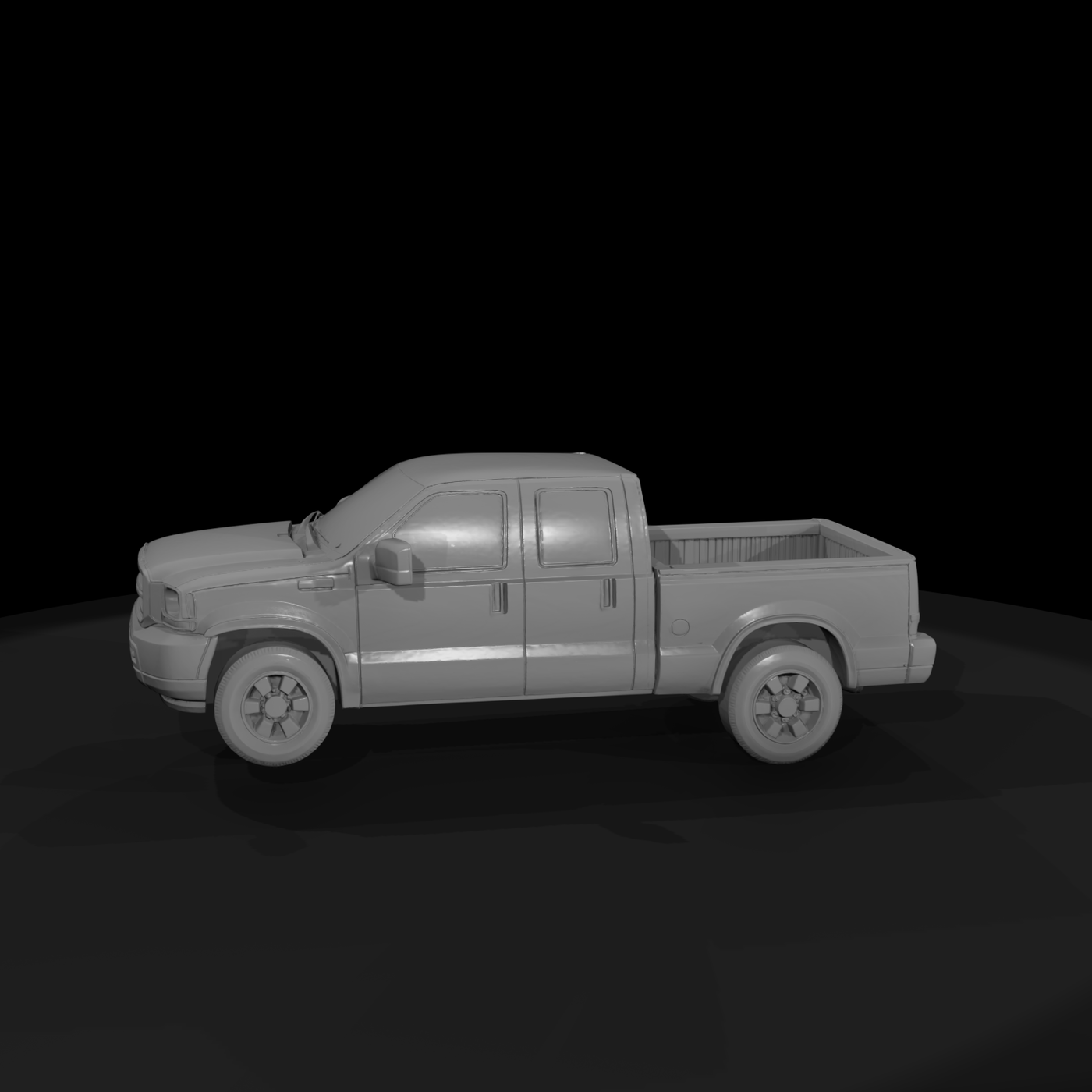 Crew Cab Pickup Truck & Railroading