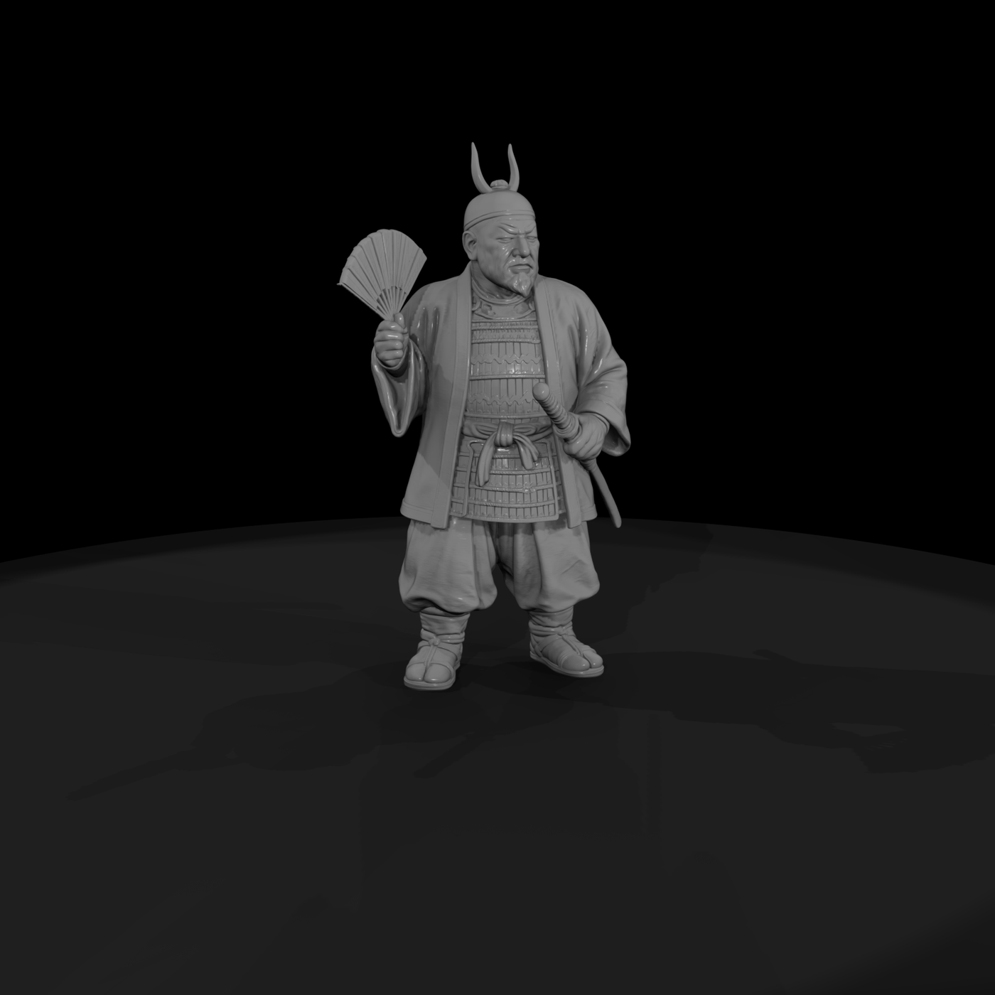 Hist 0104 Historical Tokugawa Ieyasu Miniature Fig