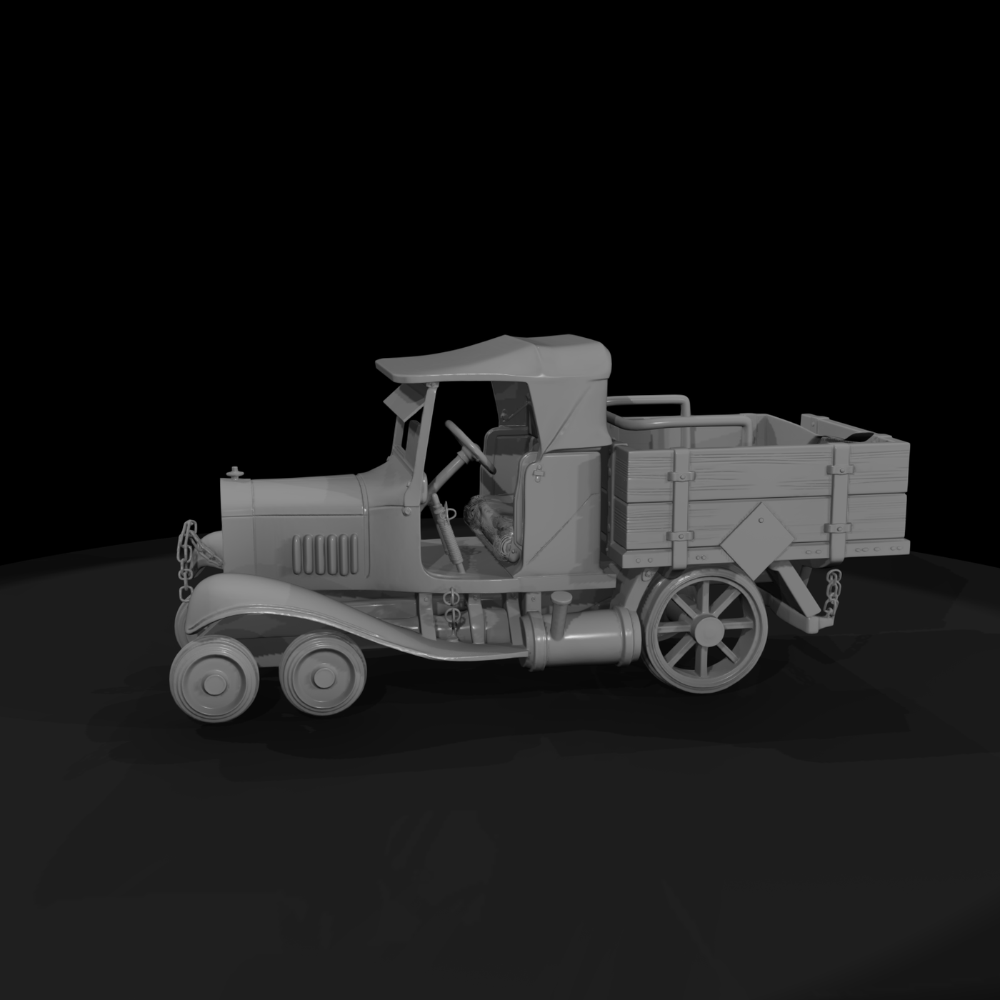 Vintage Military Cargo Truck
