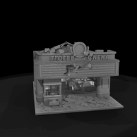 Ruined Art Deco Cinema Facade — thumbnail 5