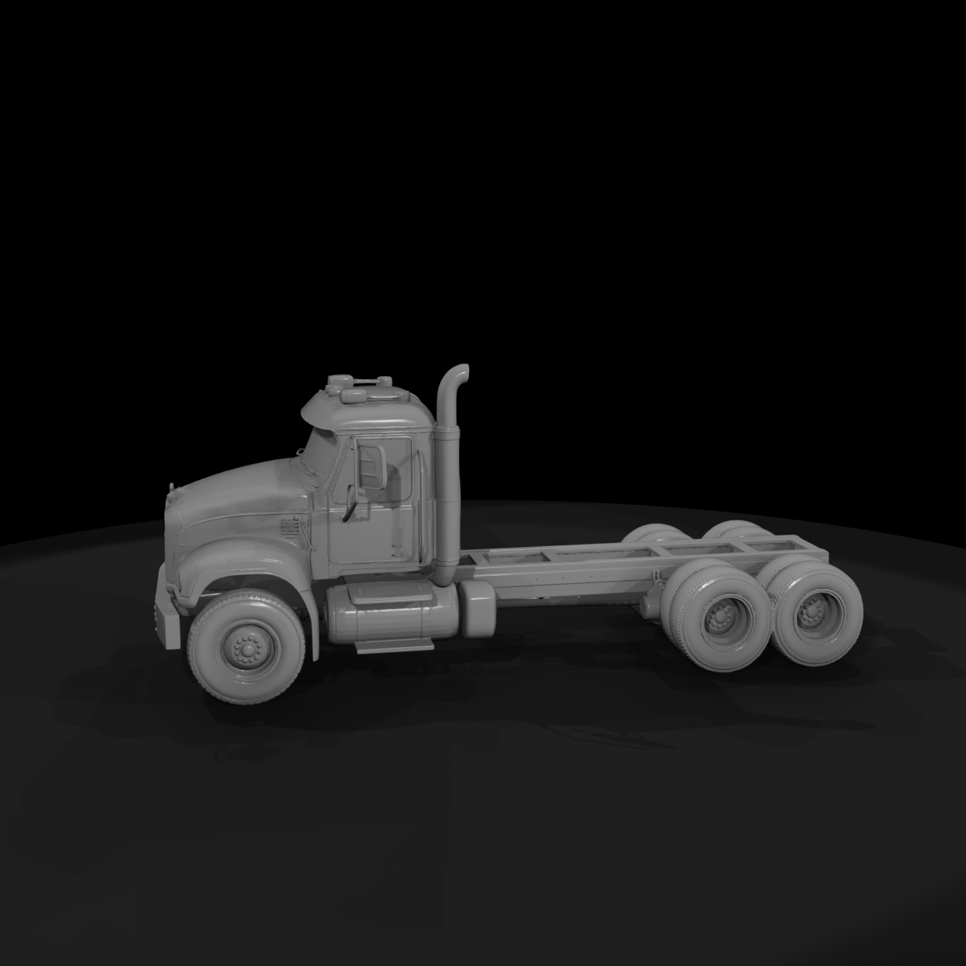 Heavy Semi Truck Tractor — & Layouts
