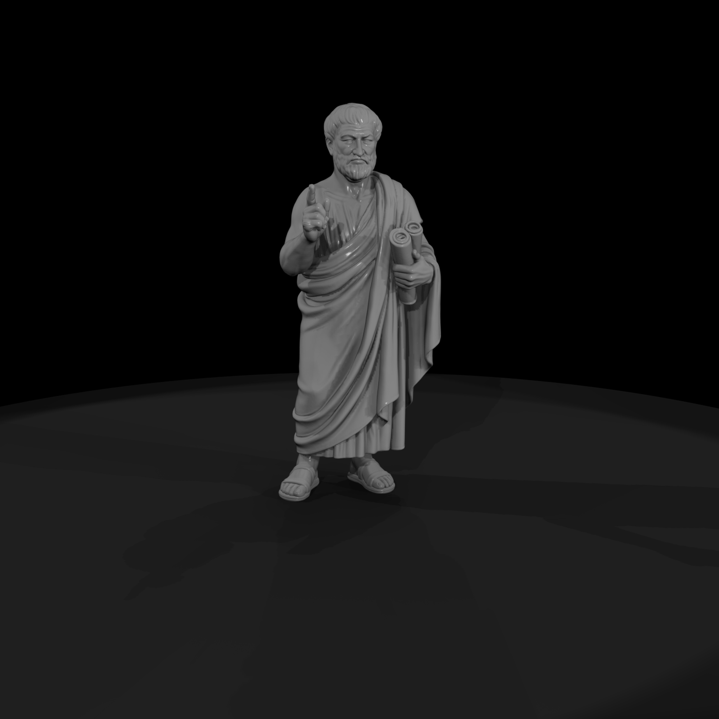 Hist 0023 Historical Aristotle Miniature Figure