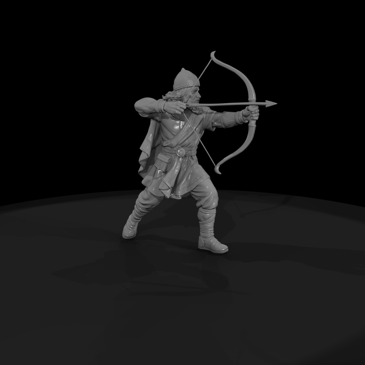 Myth 0394 Mythology Arash The Archer Miniature Fig