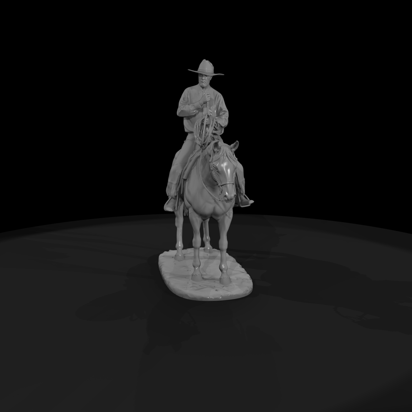Cowboy on Horse — Western Mounted Rider