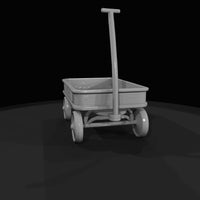 antique-wooden-child-s-pull-wagon-with-bulletin-lettering — thumbnail 4