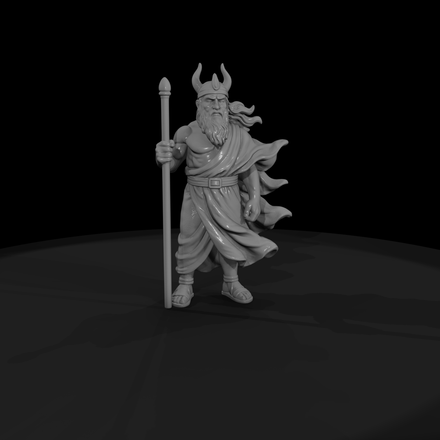 Myth 0378 Mythology Enlil Miniature Figure