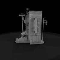 two-storey-corner-storefront-with-balcony-fire-escape-ho-1-87-605722 — thumbnail 5