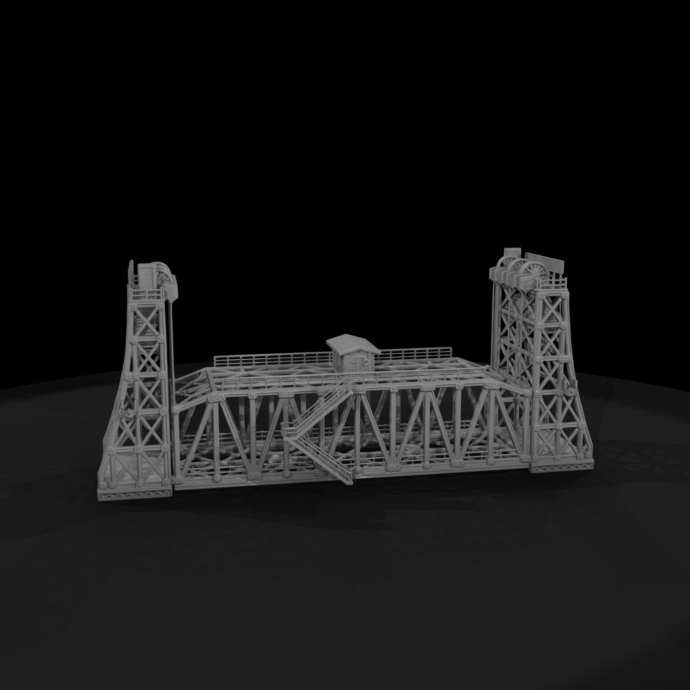 20260612 Truss Lift Bridge Model D07792Edfd