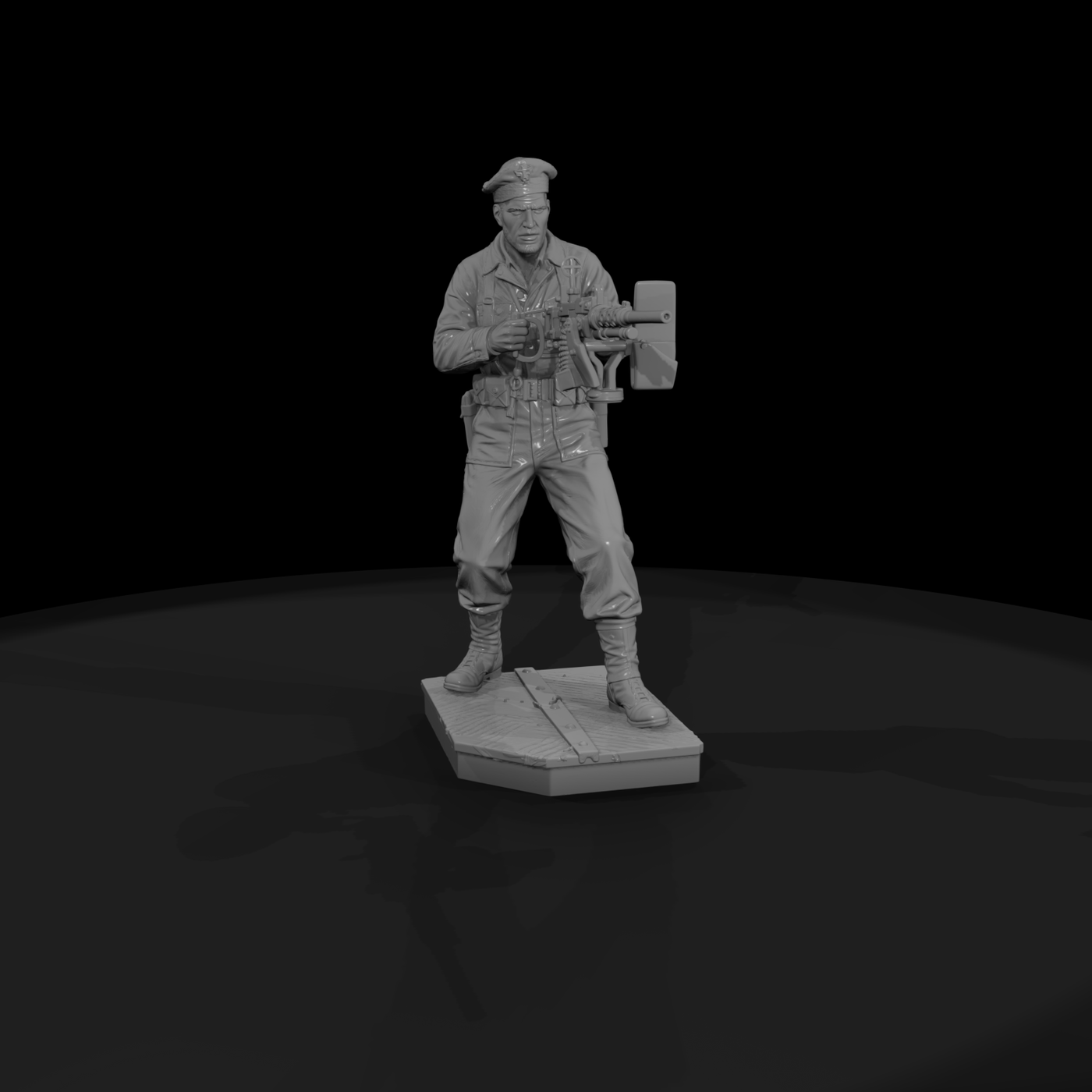 Ww2H 081 United States Submarine Deck Gunner