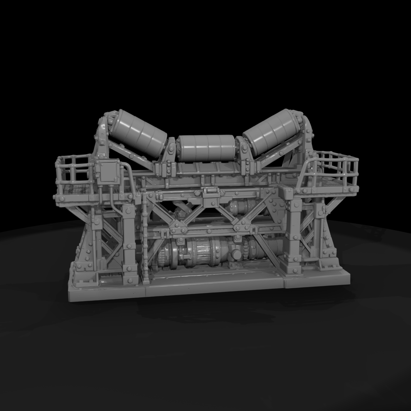 Industrial Conveyor Roller Support Frame