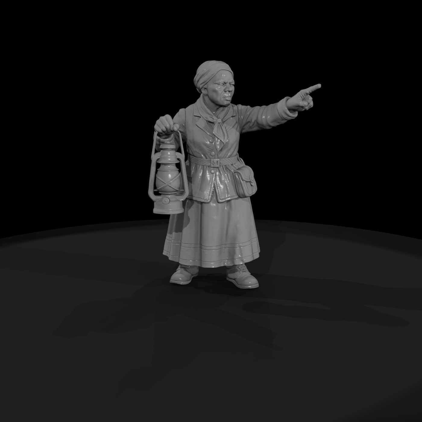 Hist 0164 Historical Harriet Tubman Miniature Figu