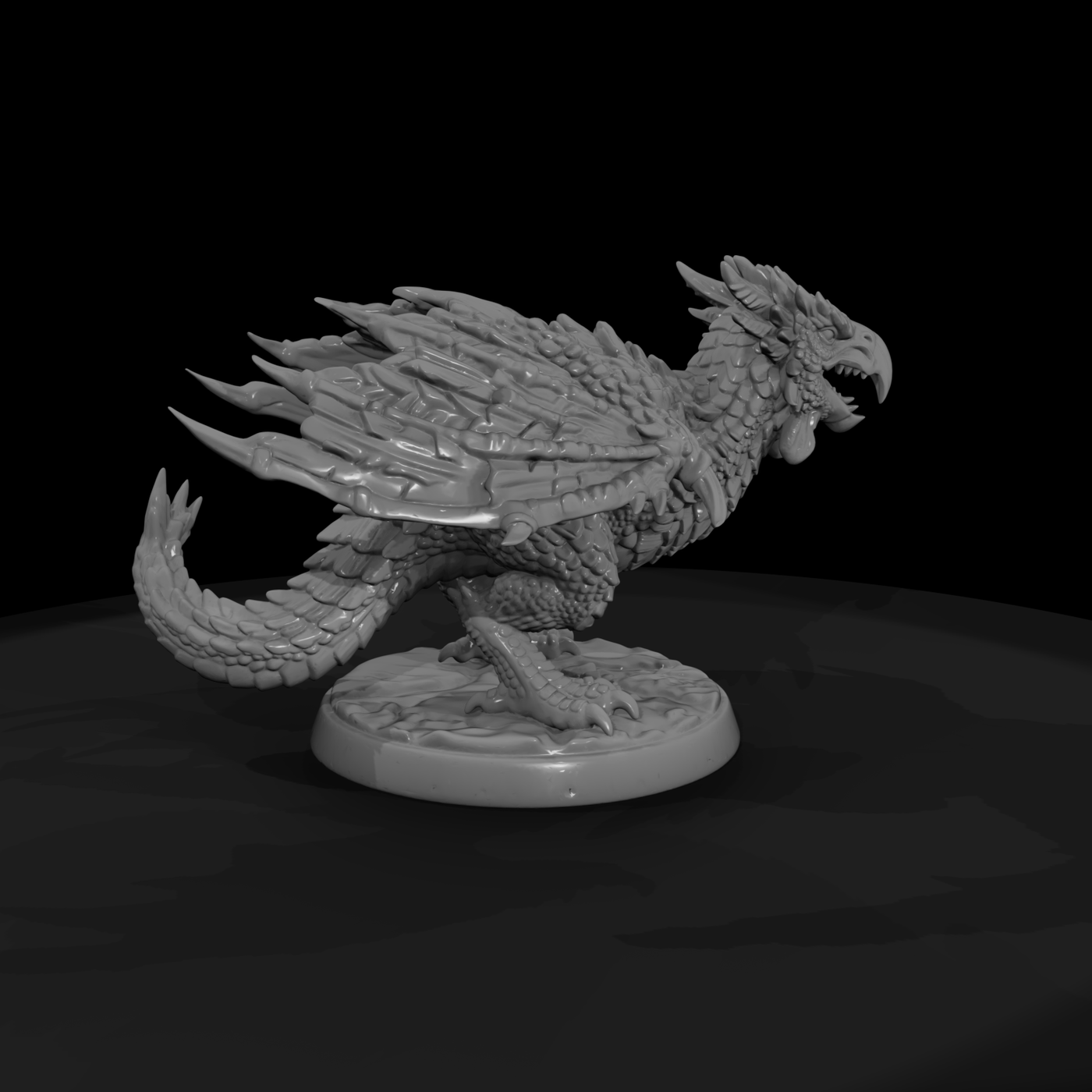 Cockatrice Beaked Scale-Wing Beast