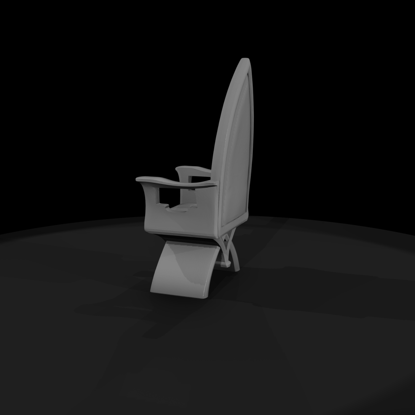 Gothic Fantasy Throne Chair