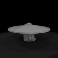 retro_sci_fi_ufo_booth_3d_model — thumbnail 5