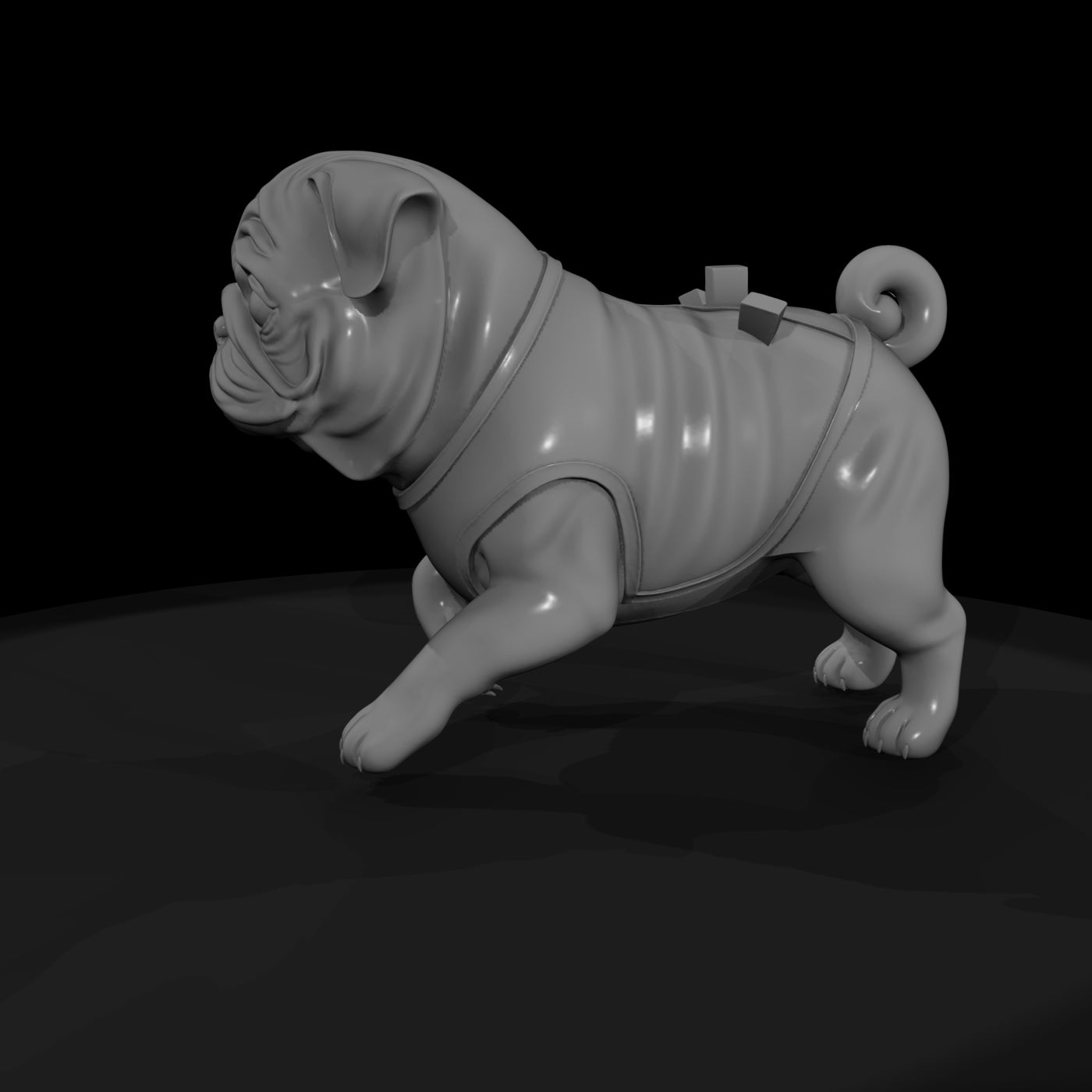 stylized-pug-dog-miniature-133328