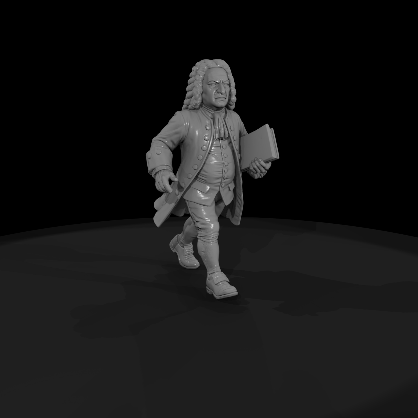 Hist 0162 Historical Johann Sebastian Bach Miniatu