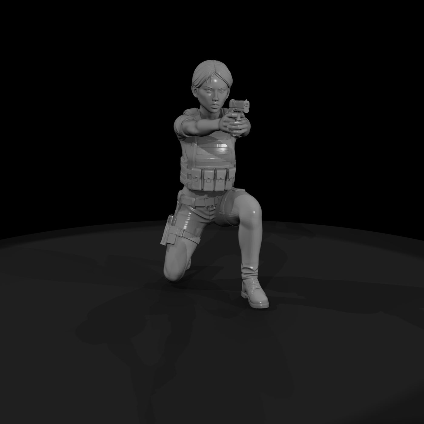 kneeling-survivor-with-pistol-female-modern-miniature-232108