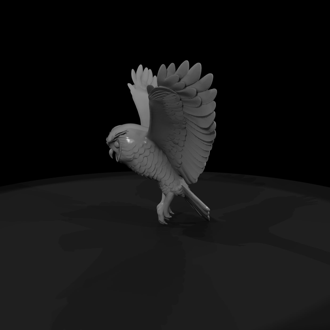 stylized-flying-owl-diorama-miniature-601729