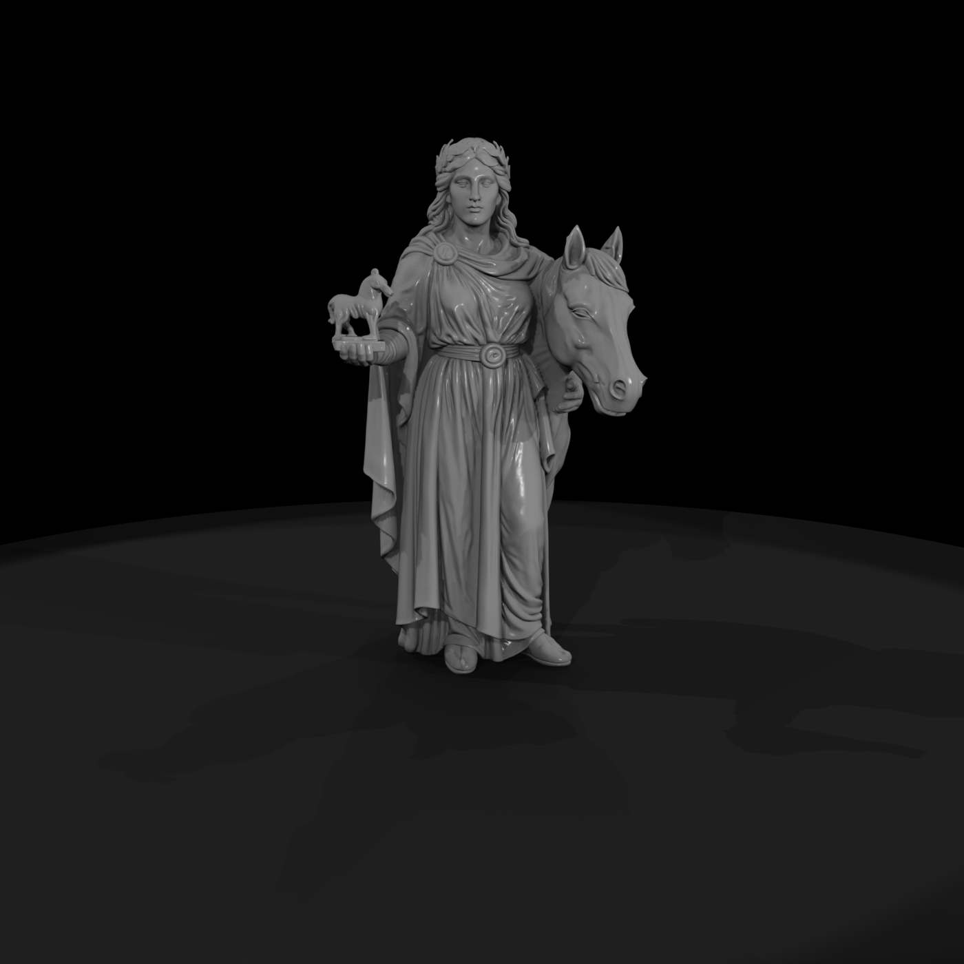 Myth 0404 Mythology Epona Miniature Figure
