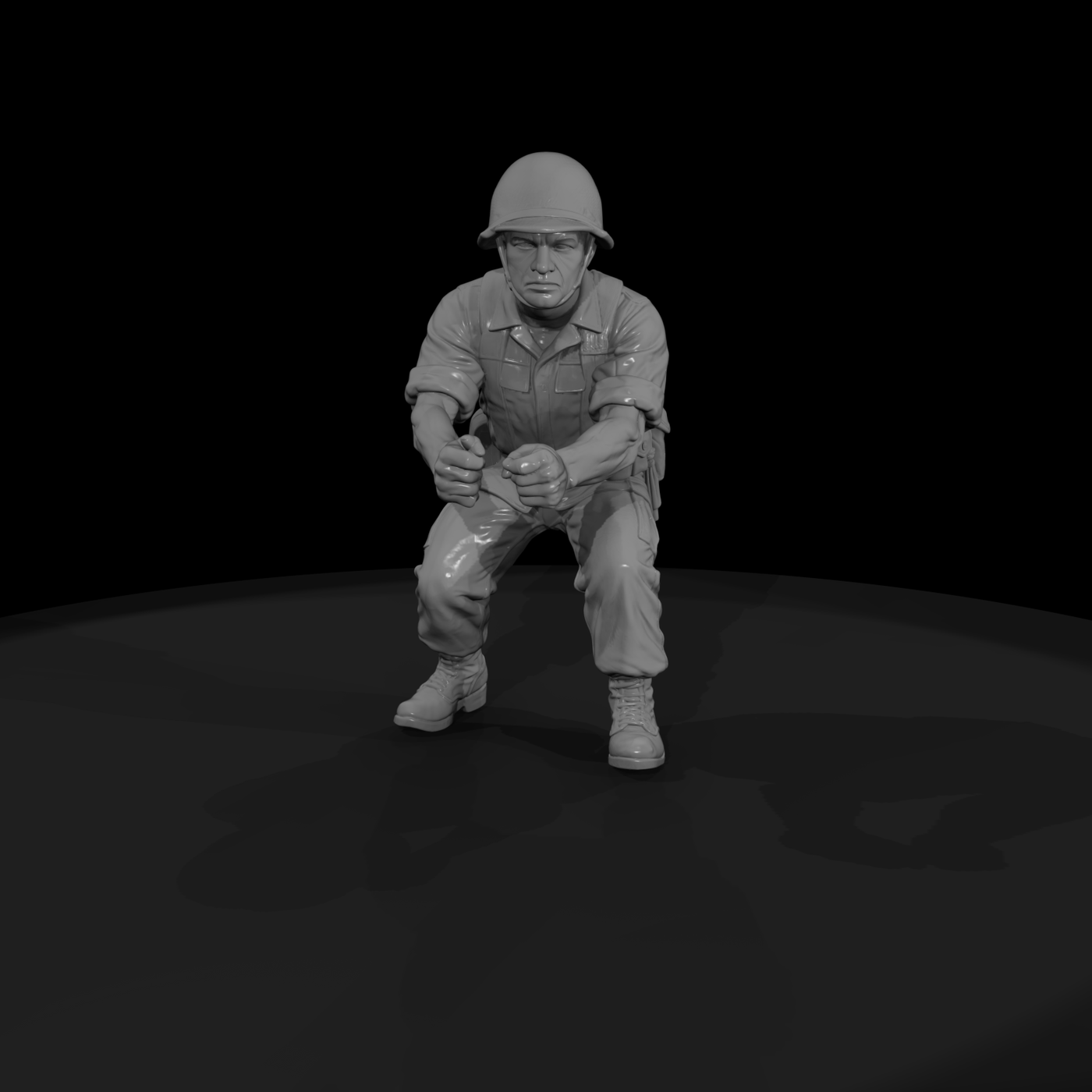 Vn Army 088 Vietnam U S Army Artillery Crewman Fig