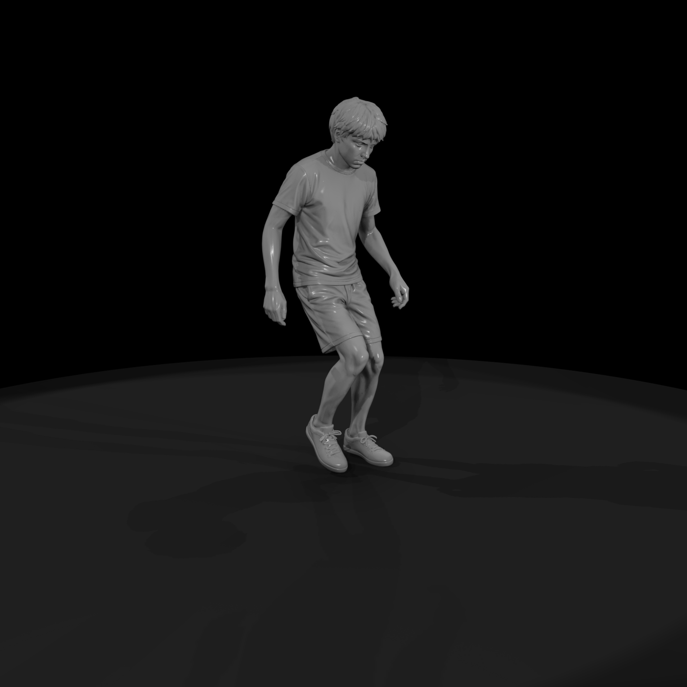 Teen Hacky Sack Player