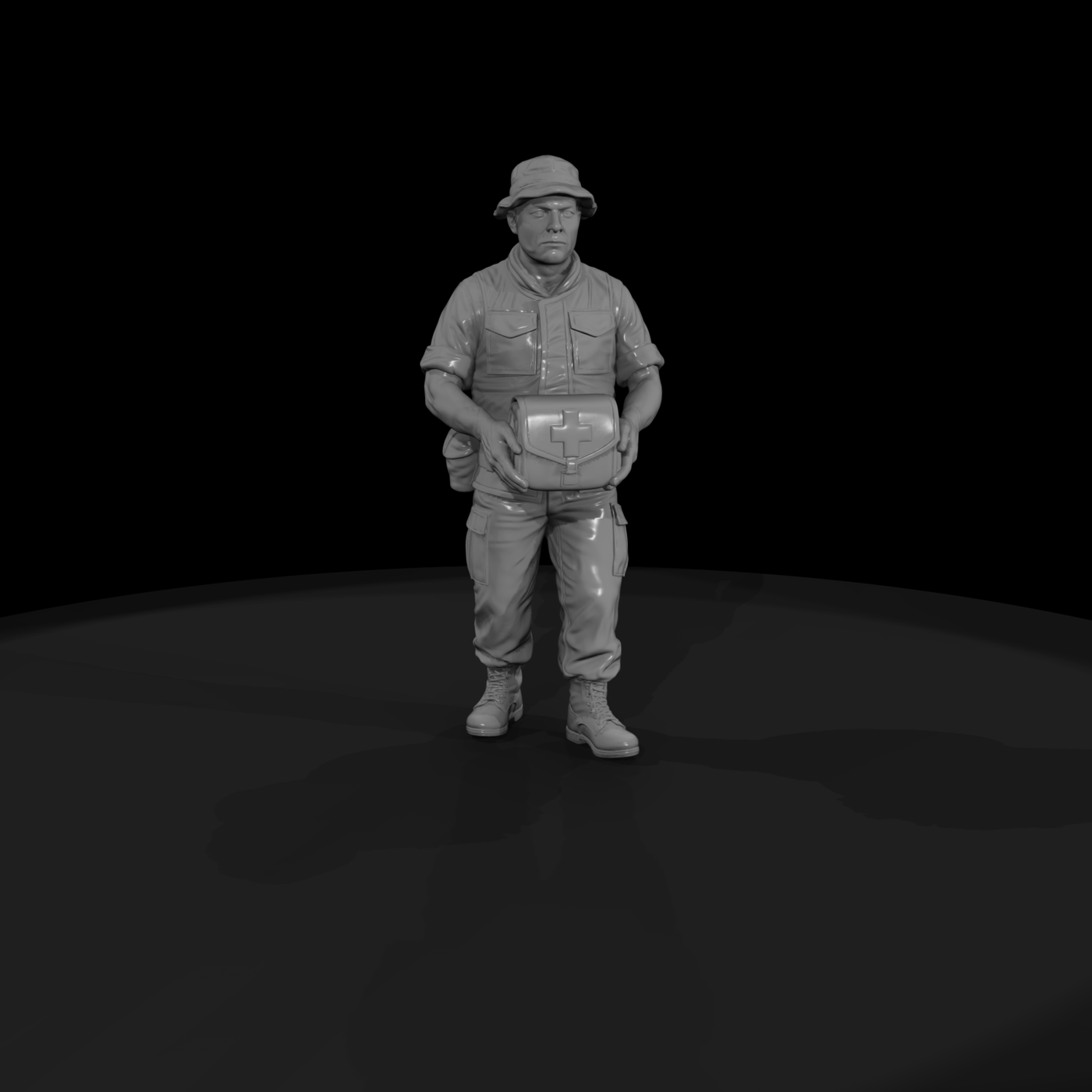 Vn Army 076 Vietnam U S Army Field Medic Figure