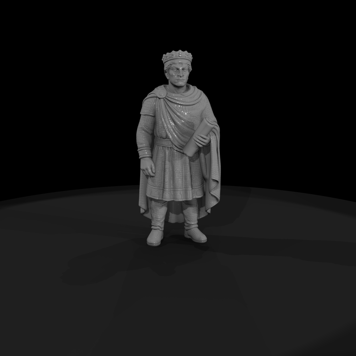 Hist 0042 Historical Justinian I Miniature Figure