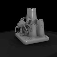 stylized-crab-sandcastle-diorama-918121 — thumbnail 5