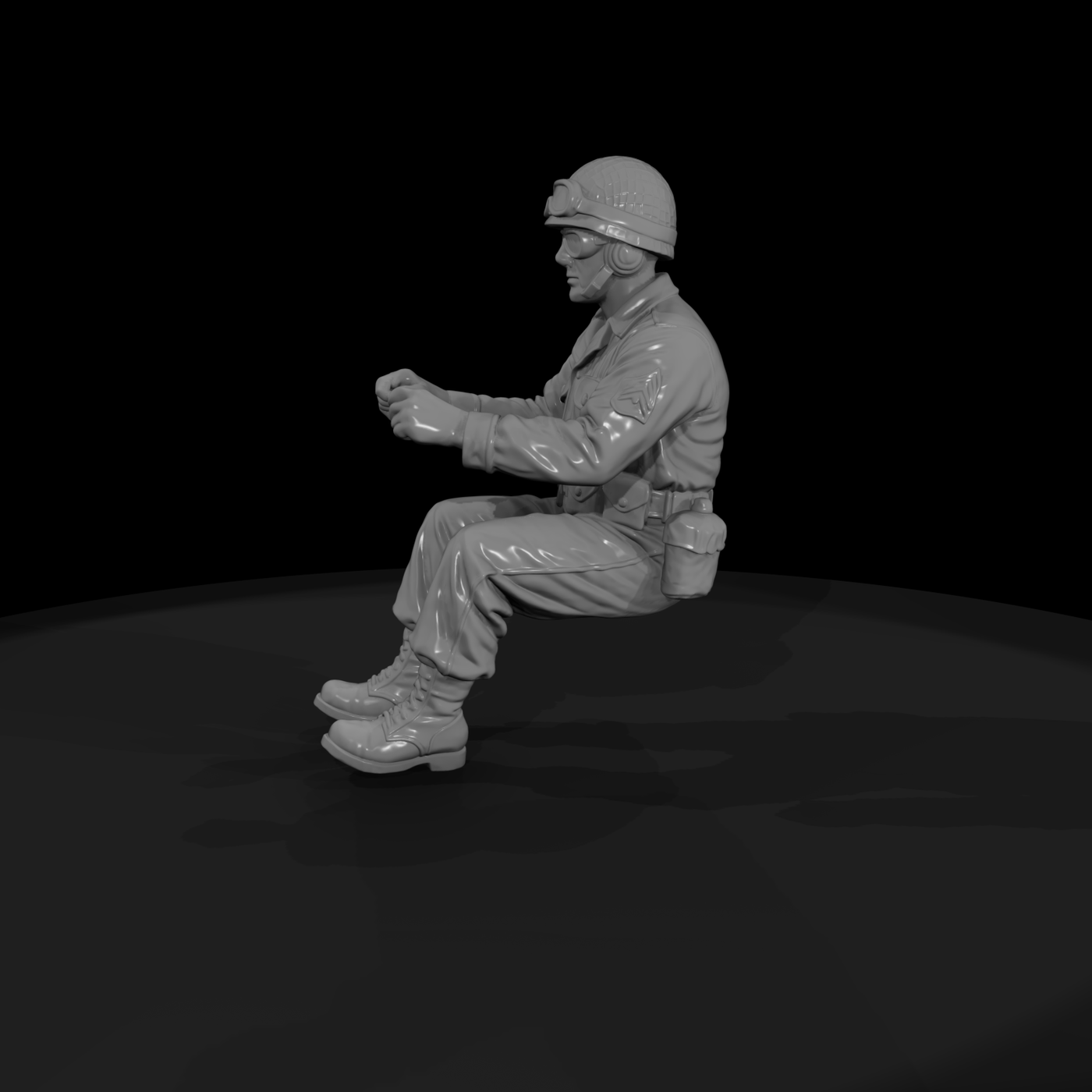 Ww2 Army 089 Wwii U S Army Truck Driver Figure