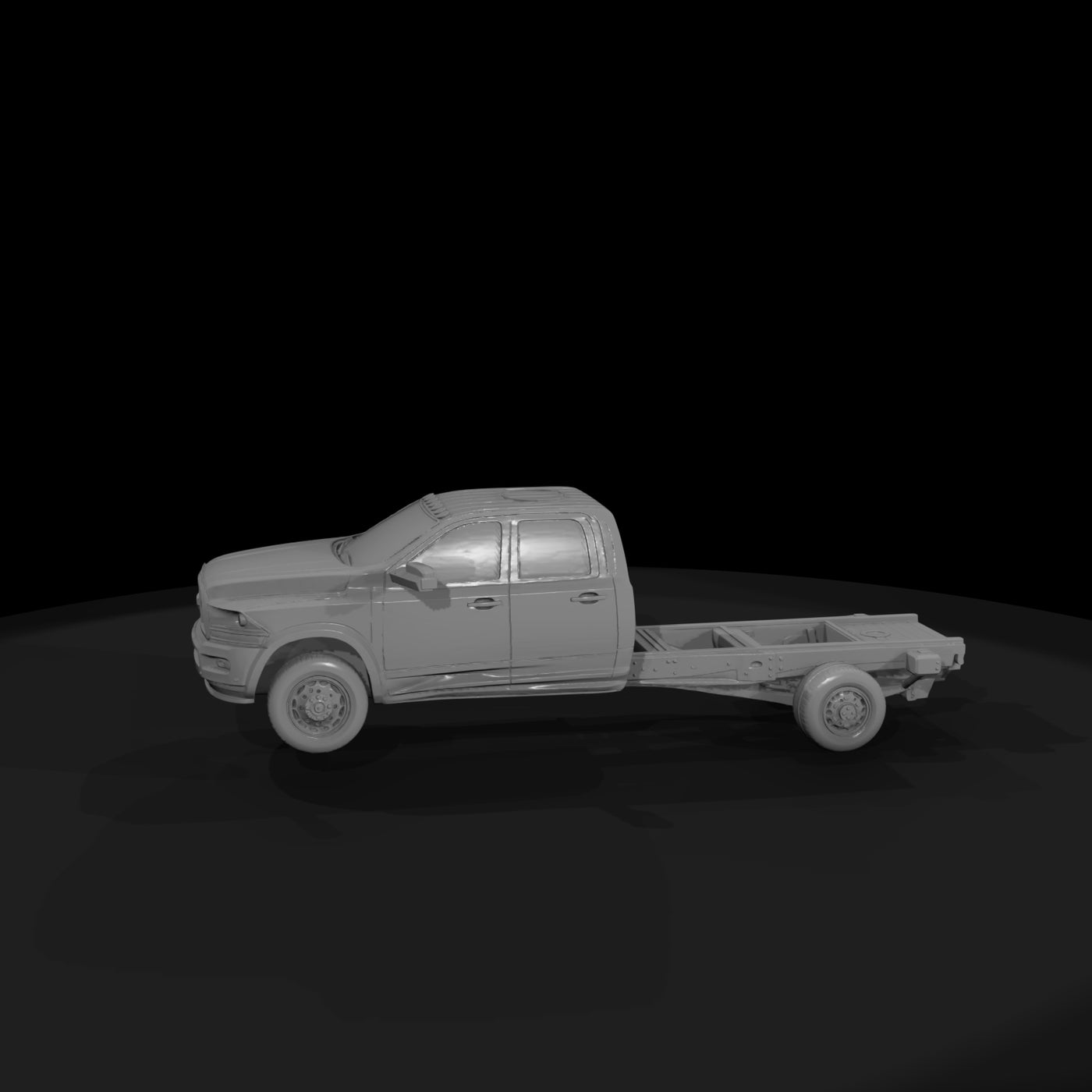 unbranded-ram-style-cab-and-chassis-pickup-3d-printable-model-691598