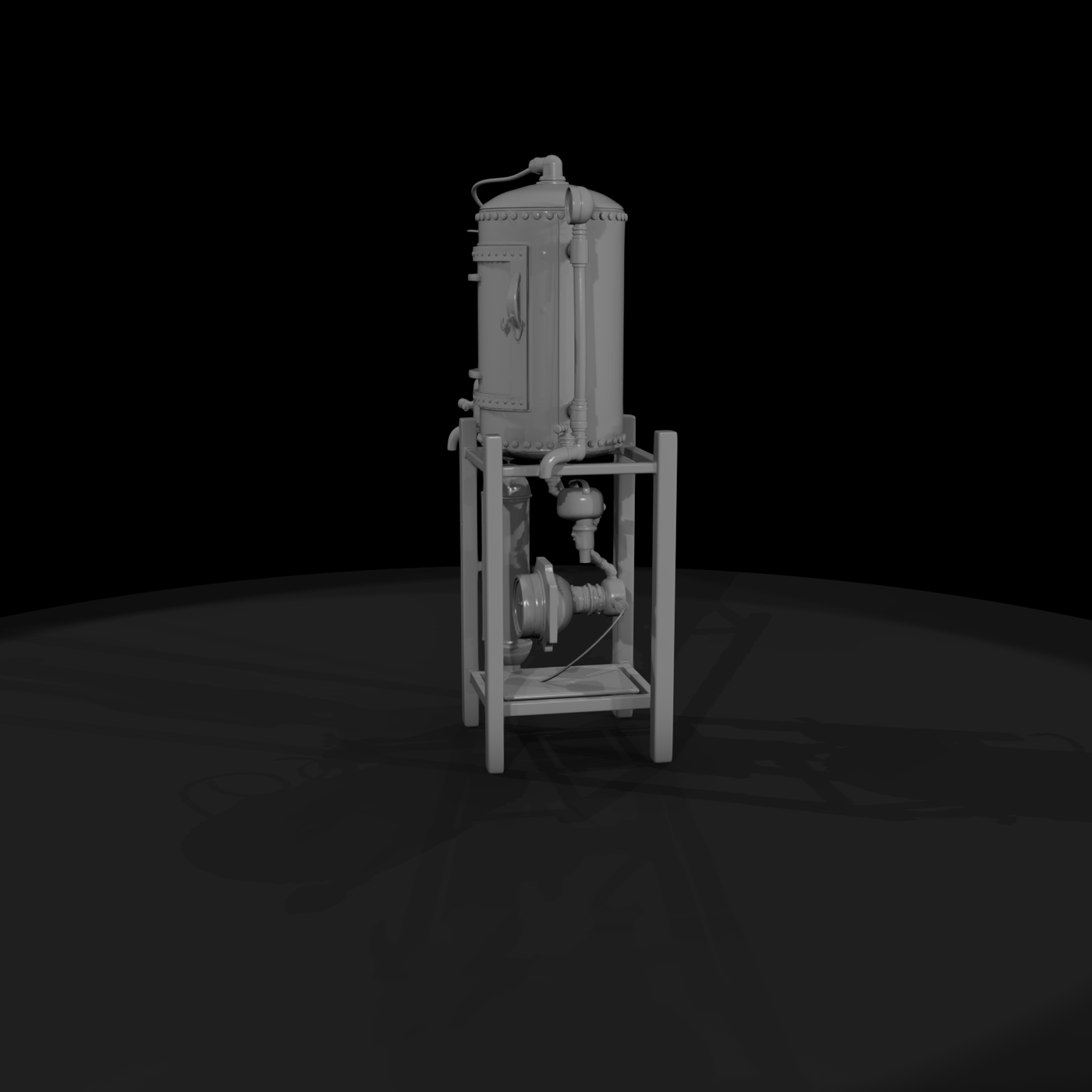 Steampunk Distillation Still — & Model Railway Prop