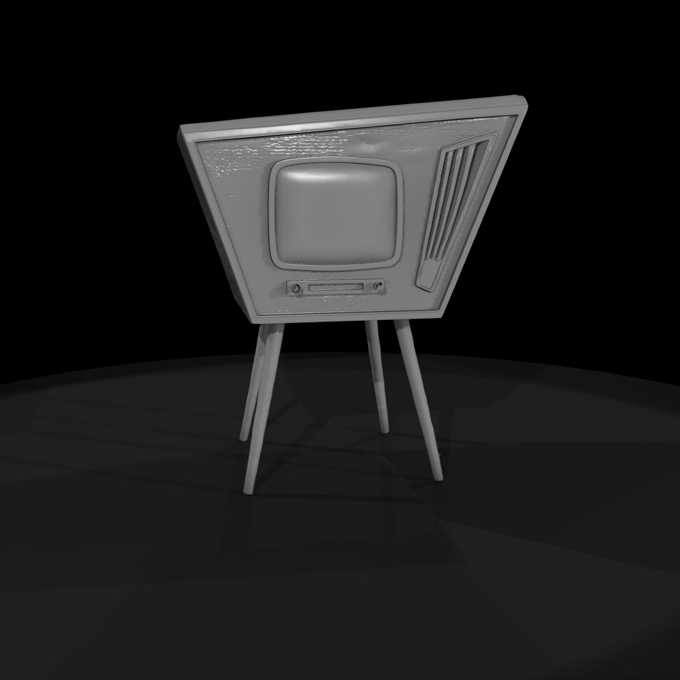 retro-television-3d-model