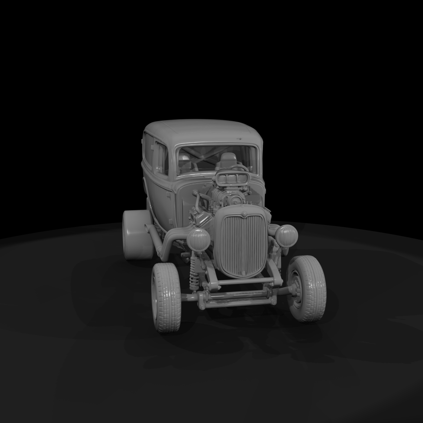 Car 013 Hot Rod Fire Wagon