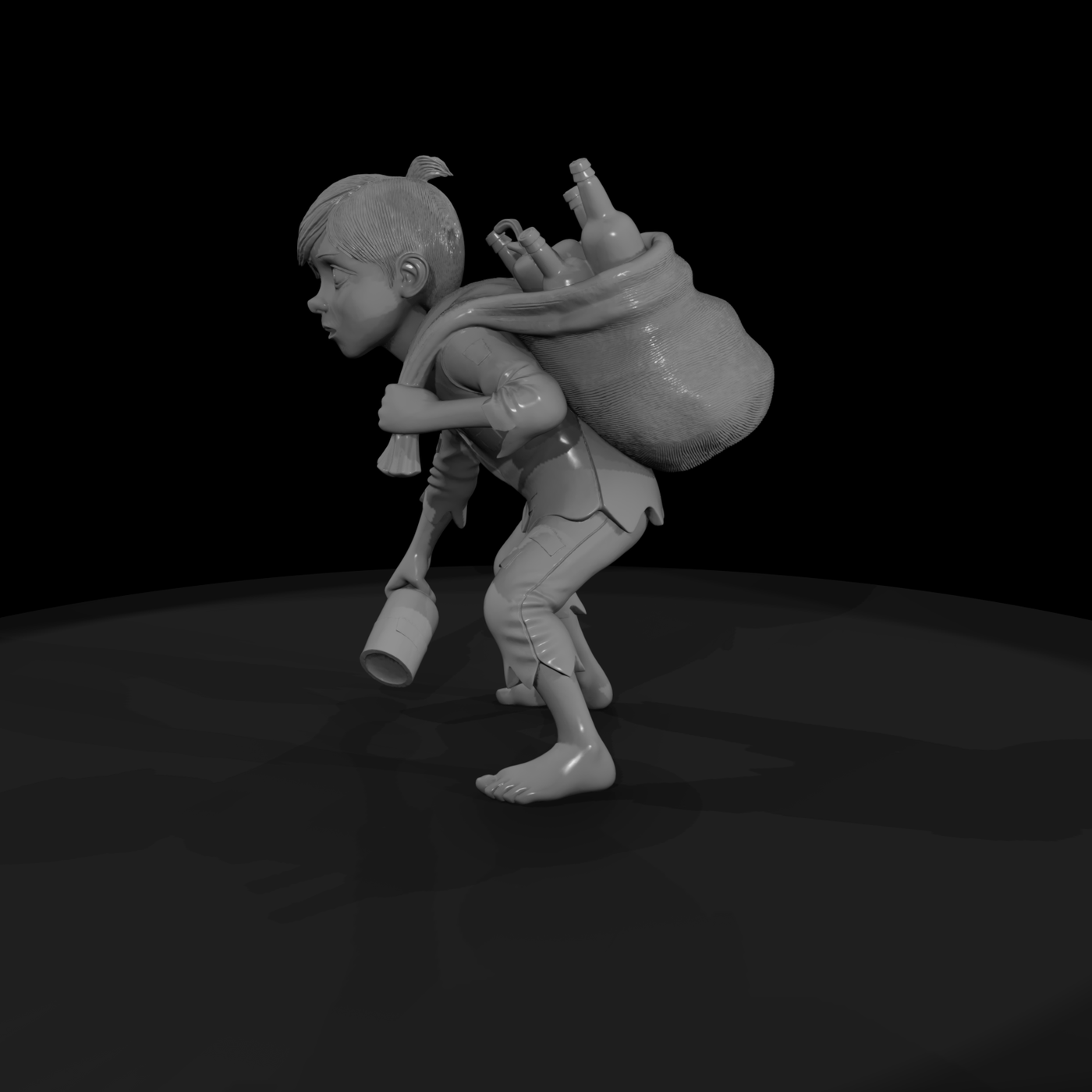Stylized Scavenger Boy