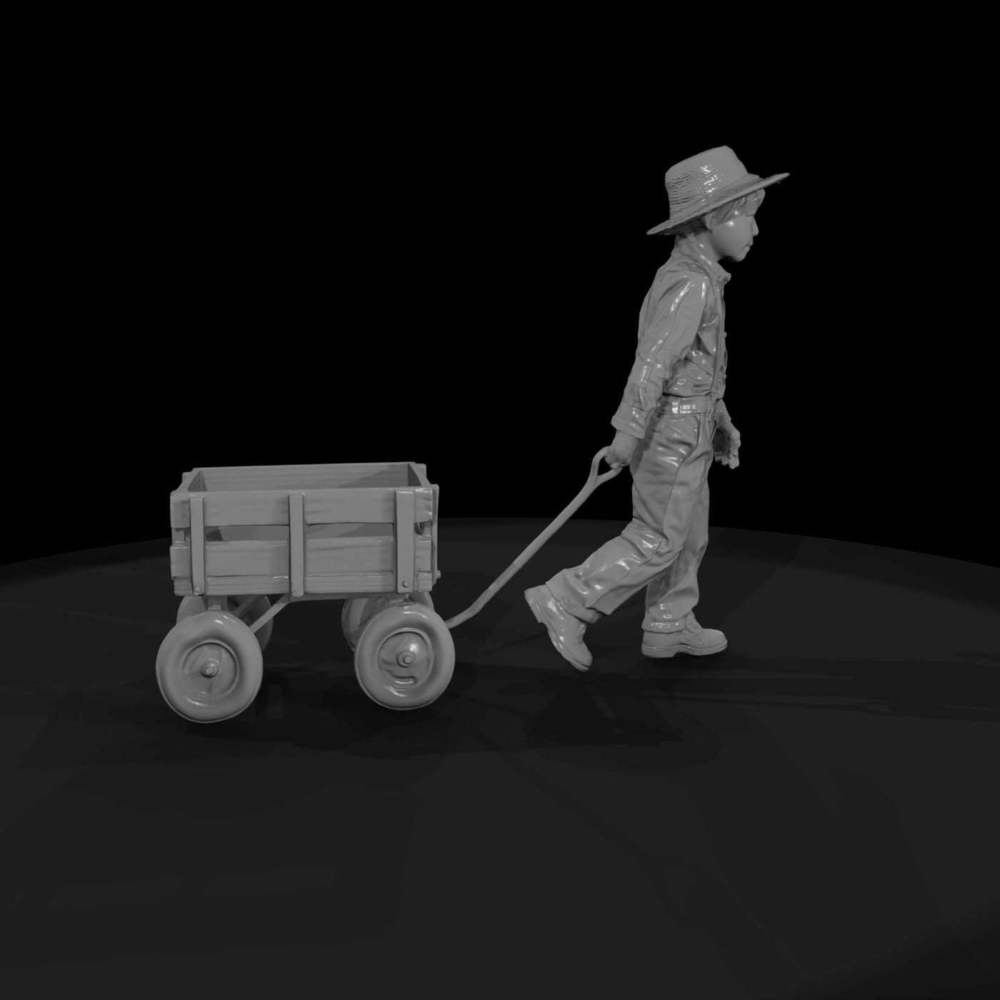 amish-wooden-wagon-3d-model