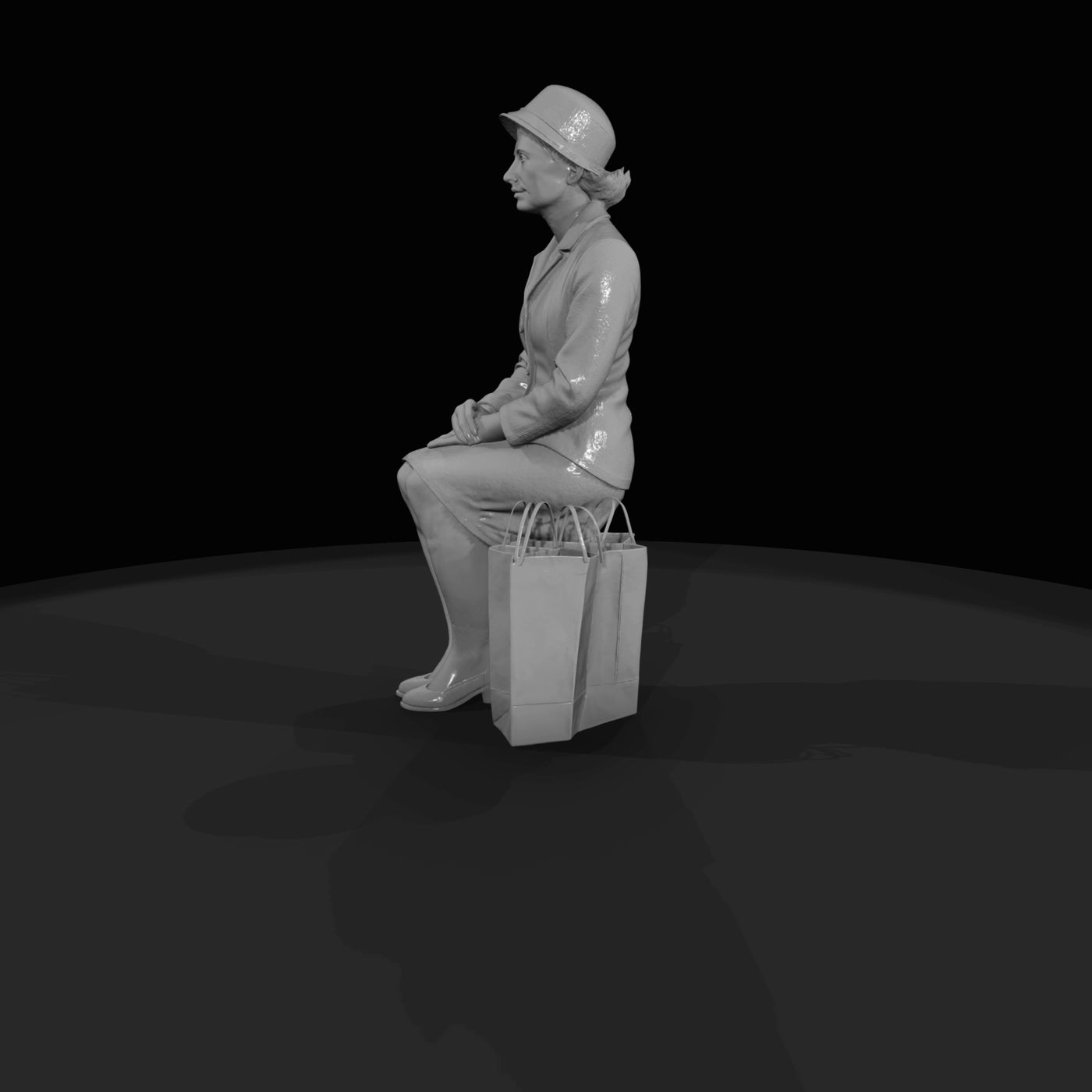 seated-passenger-figure-1960s-woman