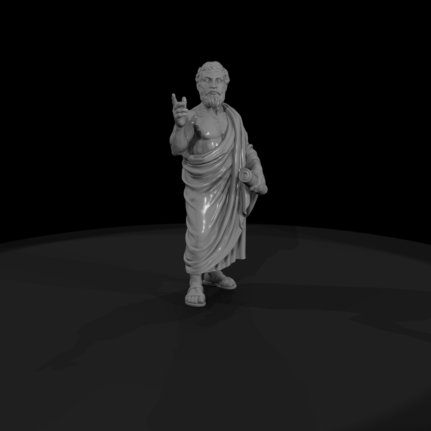 Hist 0204 Athenian Philosopher Miniature Figure