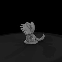 stylized-feathered-serpent-dragon-3d-miniature-xtd — thumbnail 4