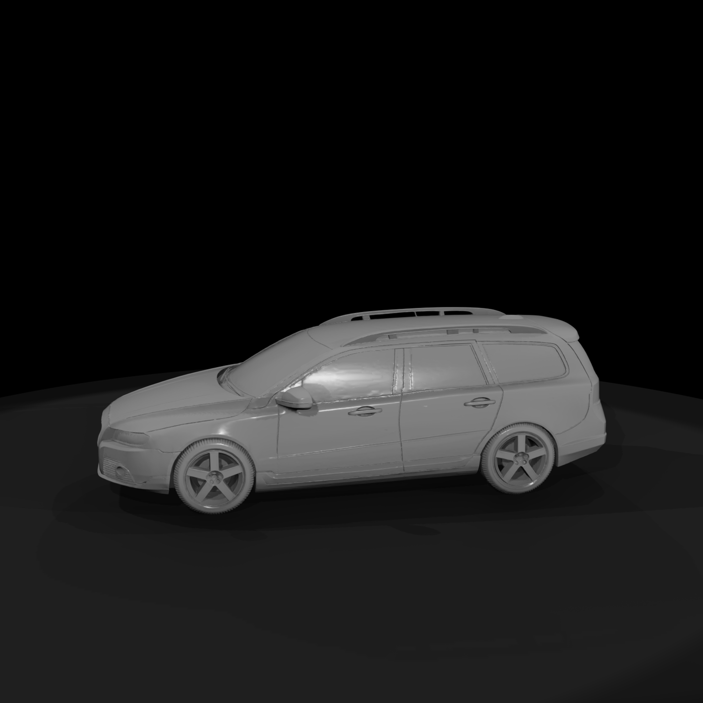 Volvo-style Estate Wagon — Shell