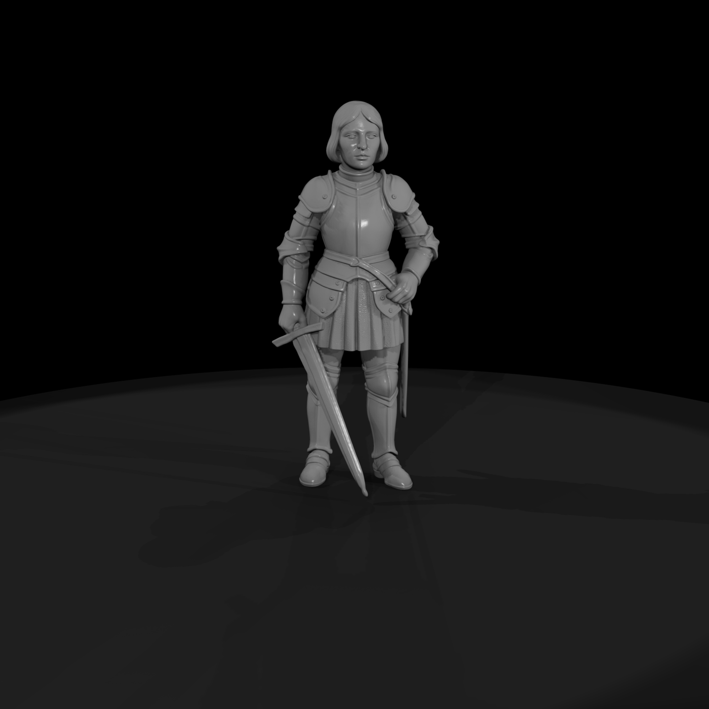 Hist 0089 Historical Joan Of Arc Miniature Figure