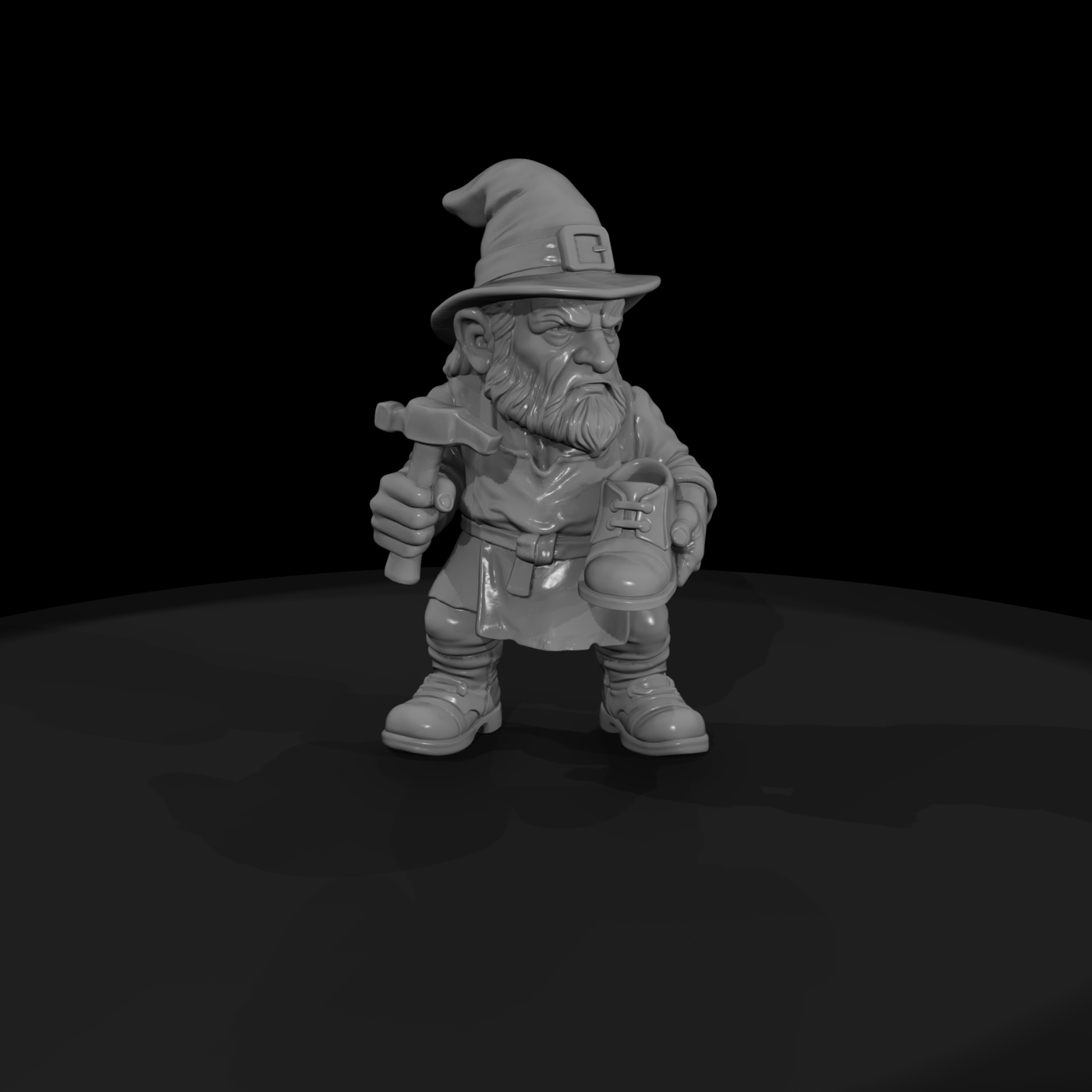 Myth 0413 Mythology Leprechaun Cobbler Miniature F