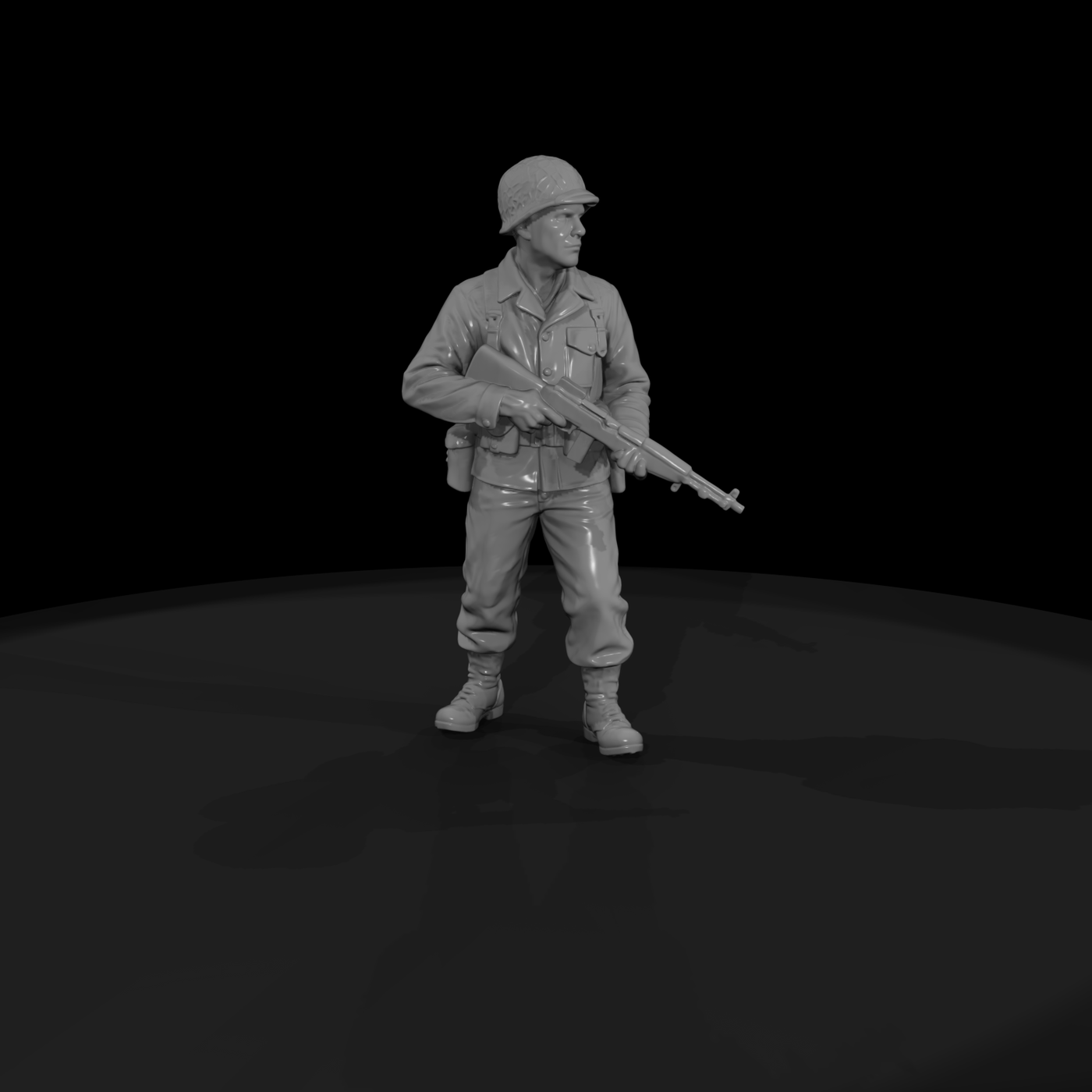 Ww2 Army 052 Wwii U S Army Scout Figure