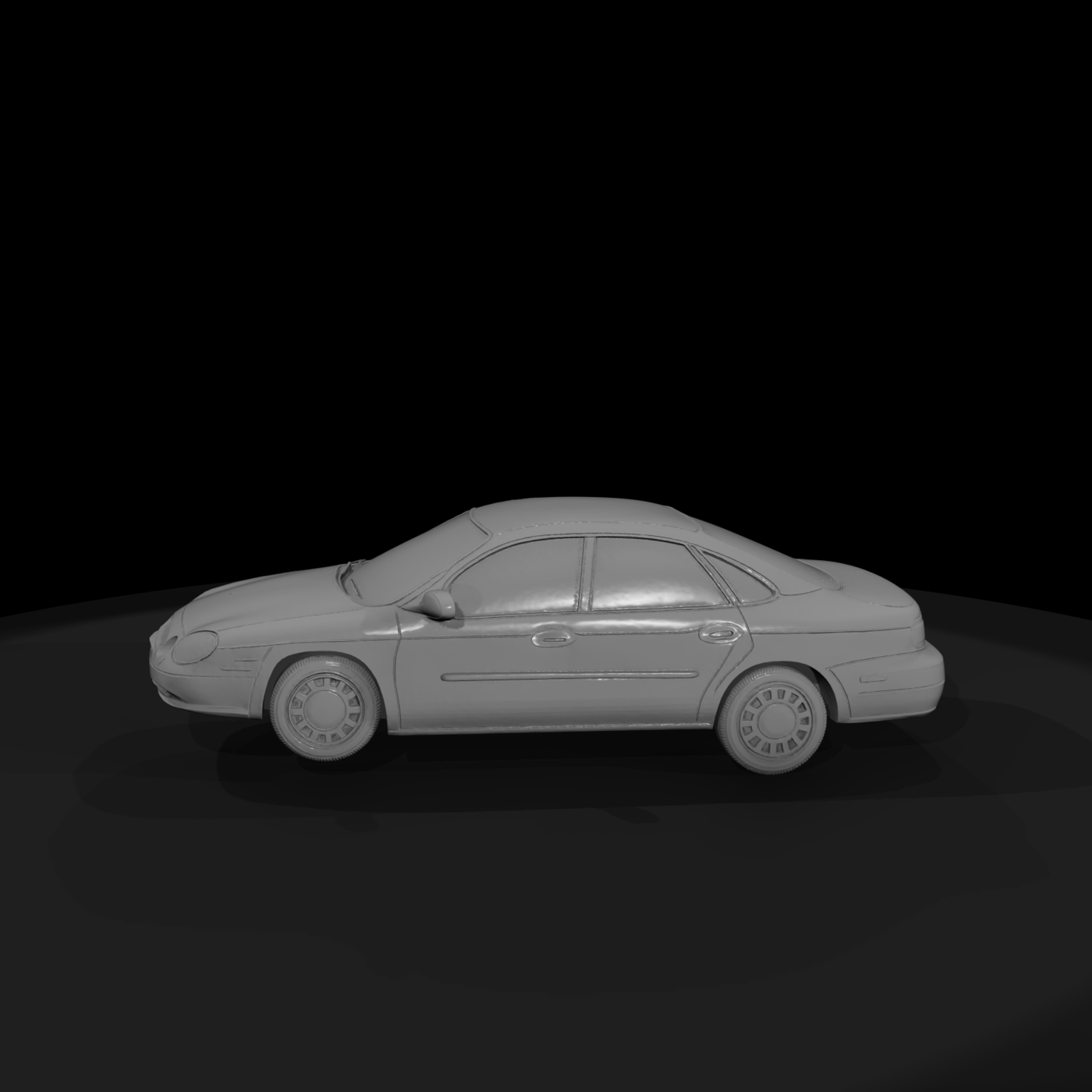 Classic 4‑Door Sedan & Railroads