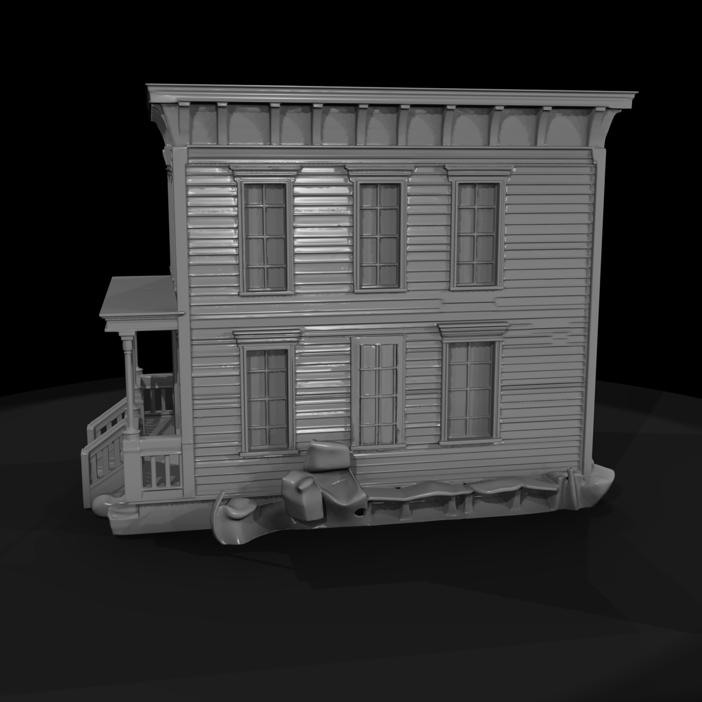 Victorian Two-Story Townhouse
