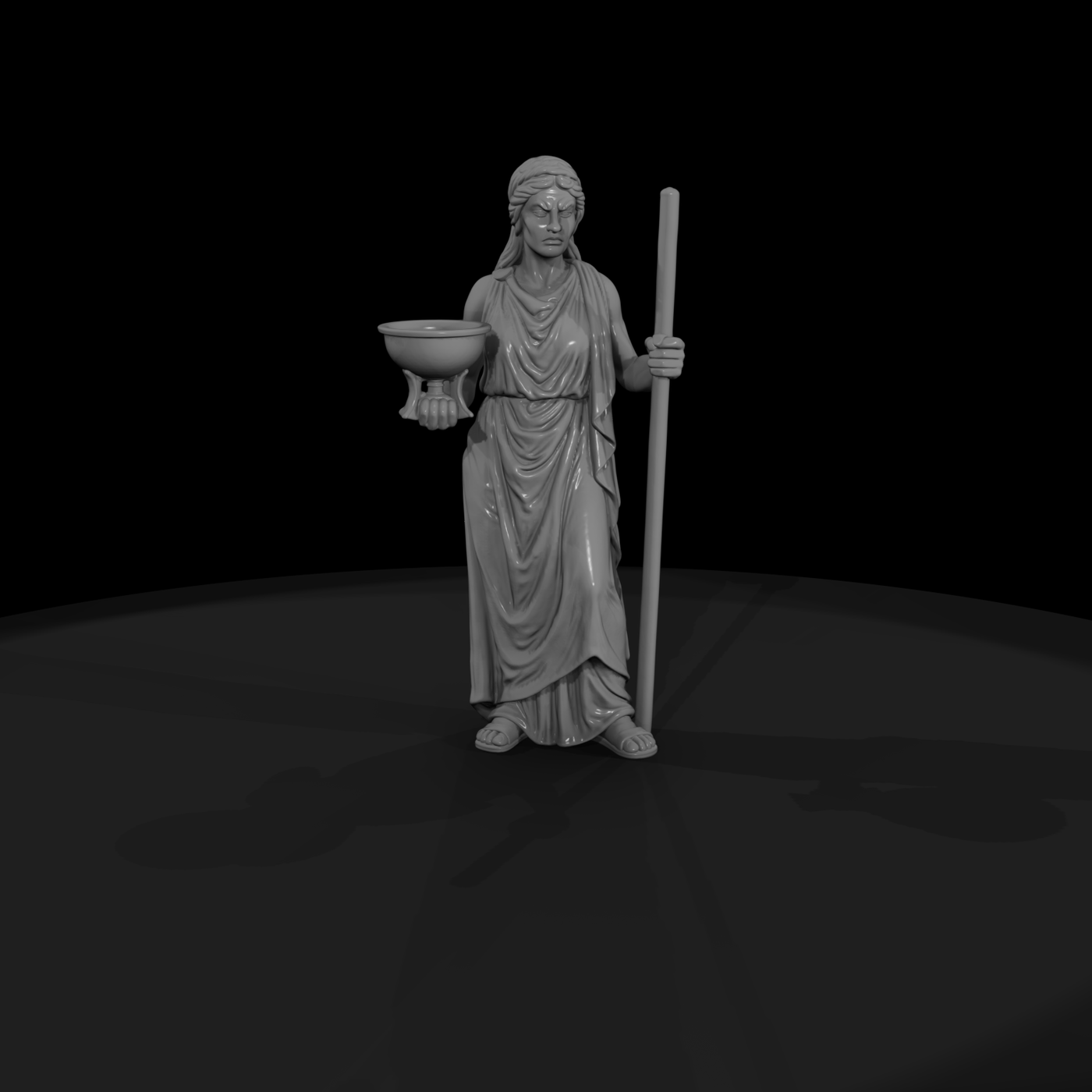 Myth 0293 Mythology Oracle Of Delphi Miniature Fig